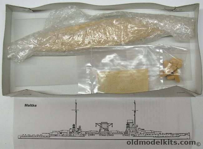 Classic Warships 1/700 SMS Moltke / Goeben Battlecruiser, CW015 plastic model kit